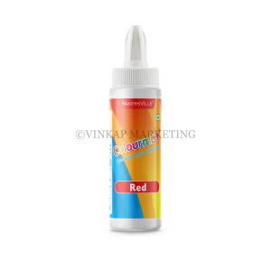 BAKERSVILLE COLOURMIST POWDER 60G BOTTLE RED
