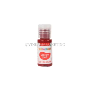BAKERSVILLE COLOURMIST SOFT GEL COLOUR 20G VIBRANT RED